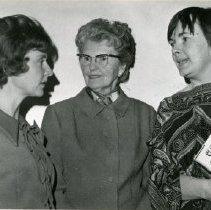 Mrs. Nadyne Dell, Mrs. Passmore, Marion Engel